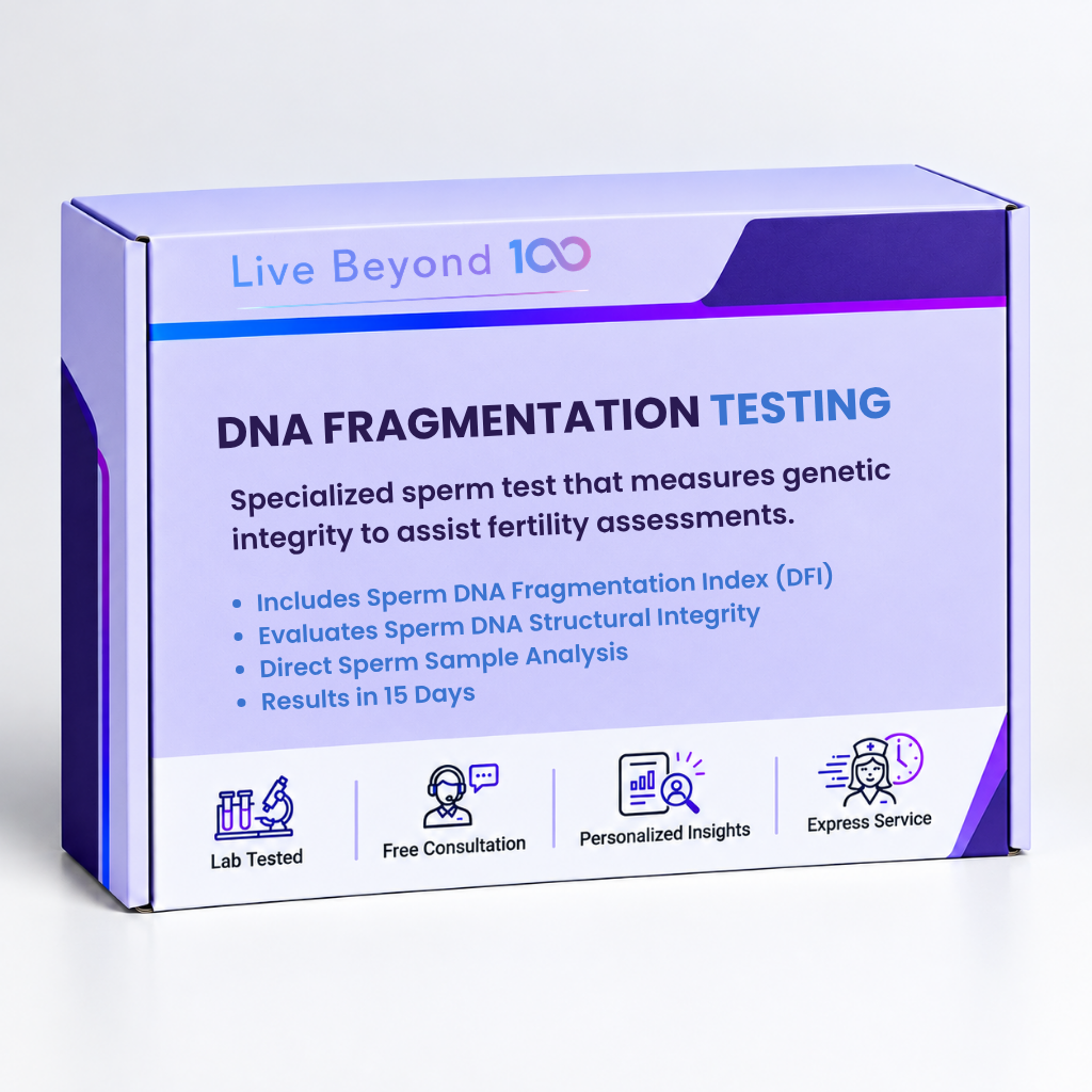 DNA Fragmentation Testing that measures genetic integrity to assist fertility assessments.