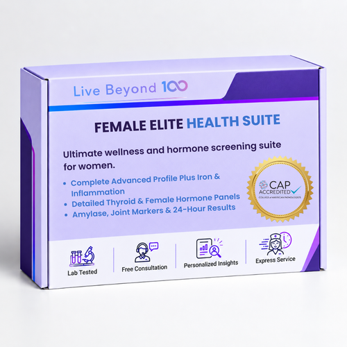 Female Elite Health Suite comprehensive health check and hormone assessment for women