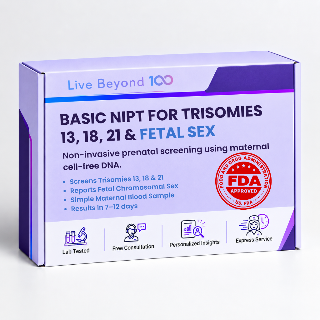 Basic NIPT screening for Down syndrome trisomies 13 and 18 and fetal gender