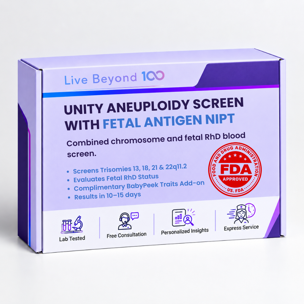 UNITY Aneuploidy Screen with Fetal Antigen NIPT for chromosomal abnormalities