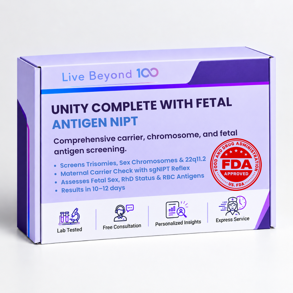 UNITY Complete with Fetal Antigen NIPT non-invasive prenatal testing panel