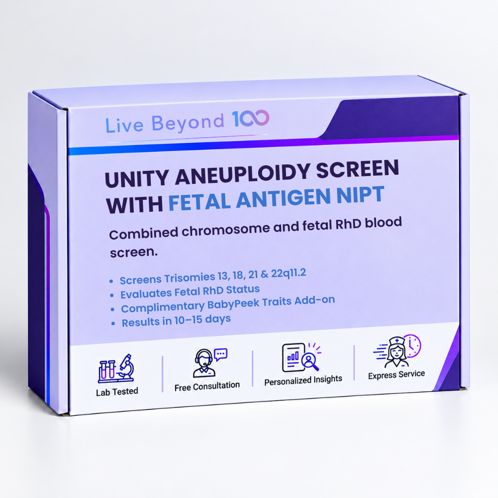 UNITY Aneuploidy Screen with Fetal Antigen NIPT for chromosomal abnormalities